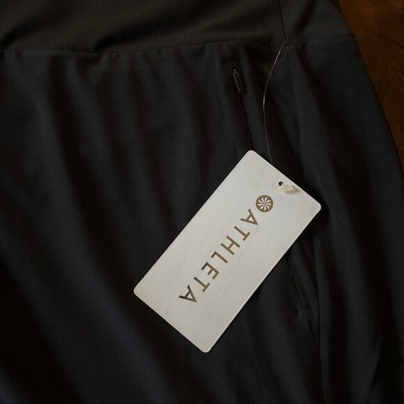 NWT MSRV $59 Athleta Black Sz 26 Featherweight Stretch Soho Skort Skirt #211382 - Picture 2 of 9